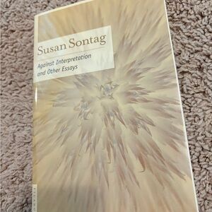 Susan Sontag Book - Against Interpretation
